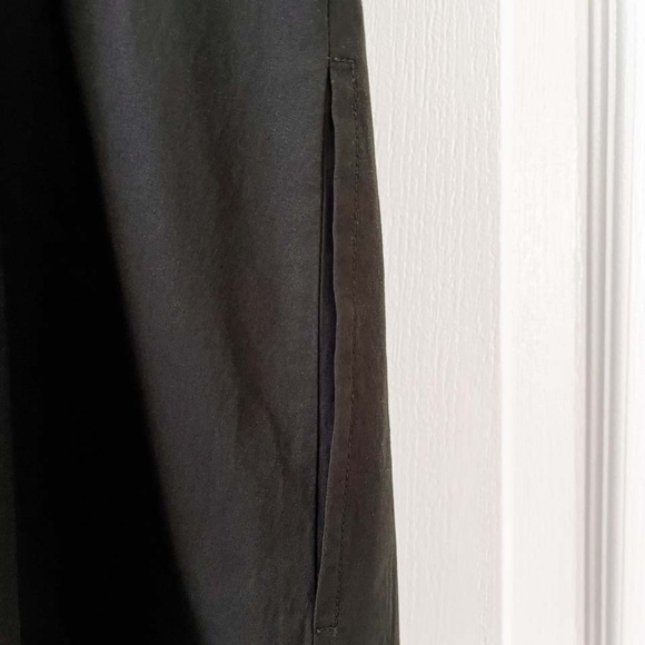 Theory Black Spaghetti Strap Midi Dress - Picture 8 of 16